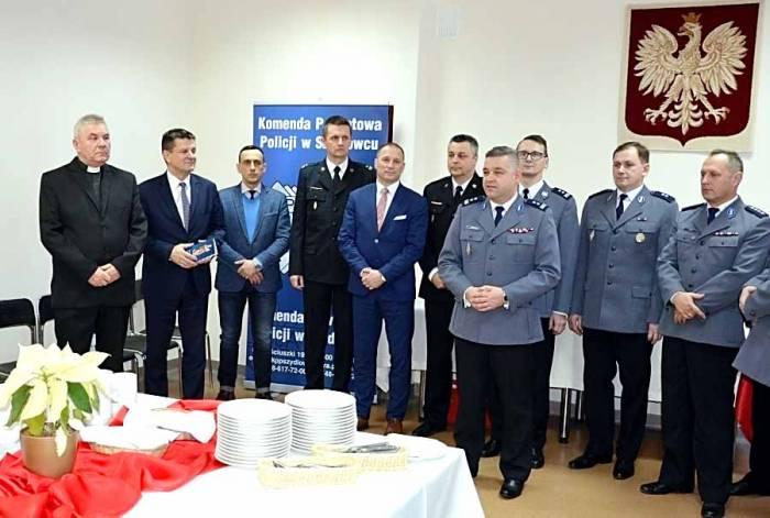 Opłatek u policjantów