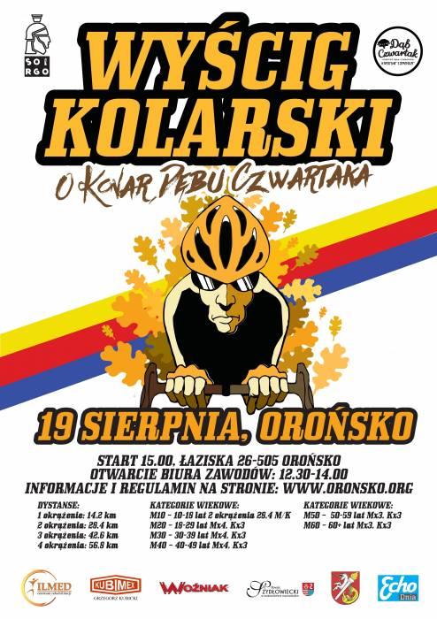 Wyścigowe zaproszenie rowerzystów