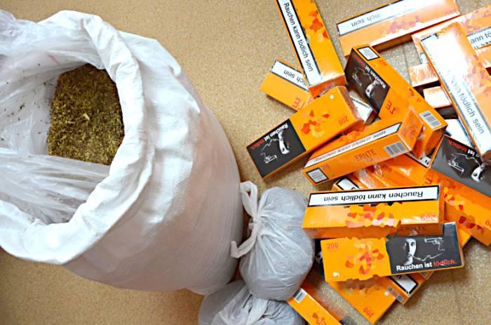 14 kg krajanki i 4200 sztuk papierosów bez akcyzy