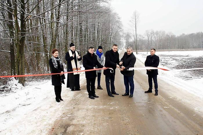 Uroczyste otwarcie drogi gminnej