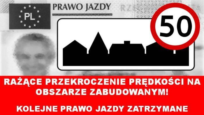 Jechał za szybko. Stracił prawo jazdy