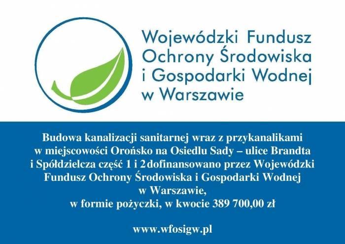 Budowa kanalizacji na części Osiedla Sady