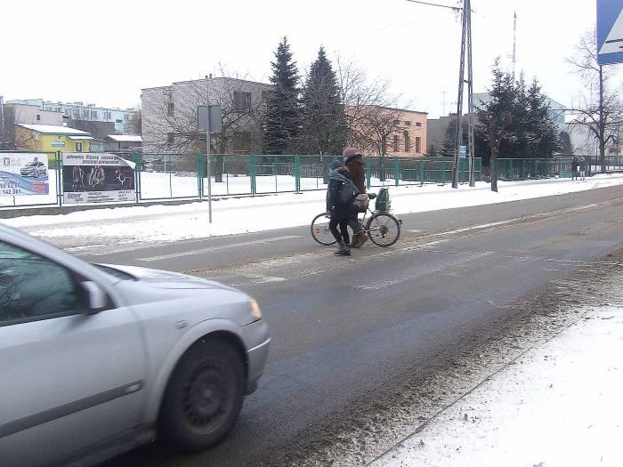 Dyscyplinowanie pieszych i rowerzystów