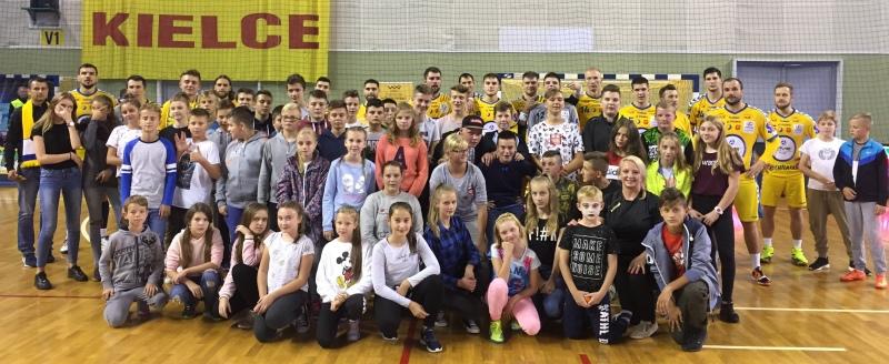 Na meczu PGE Vive Kielce
