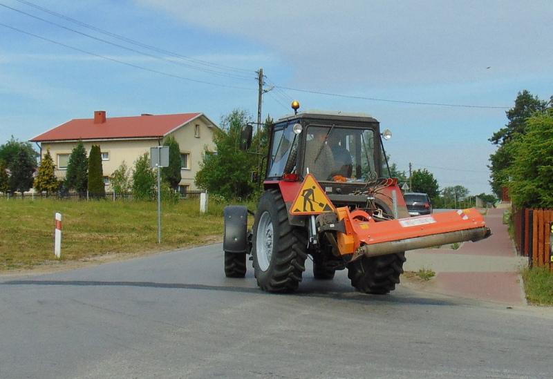Rolnicze maszyny na drogach