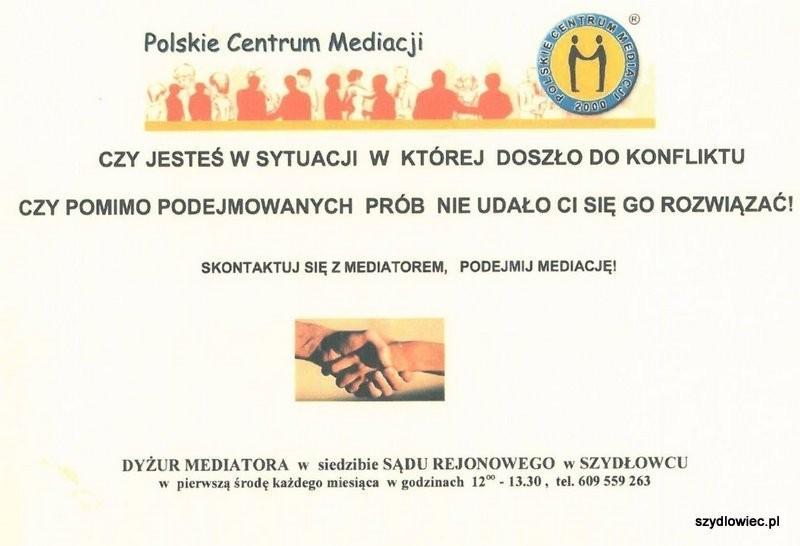 Mediator czeka w środy