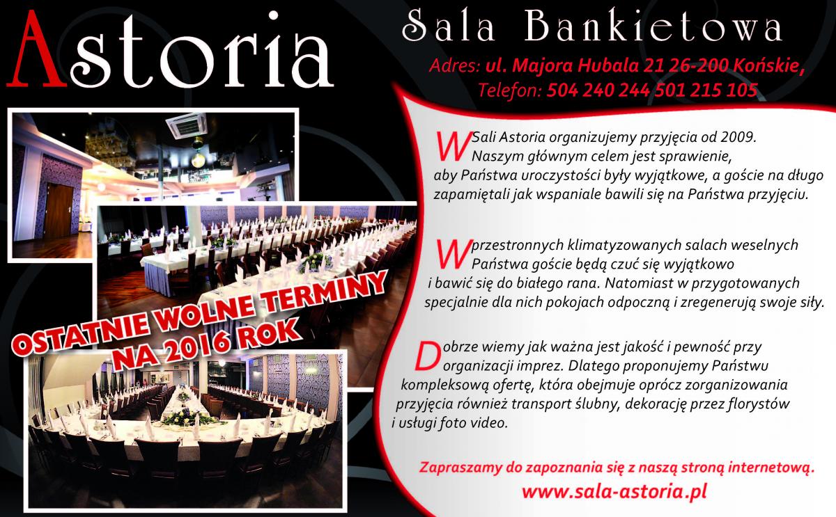 Sala bankietowa Astoria