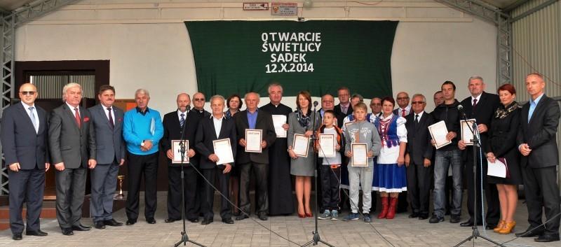 Otwarcie świetlicy w Sadku