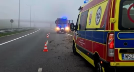Kolizja na trasie S7 koło Szydłowca w kierunku Krako…