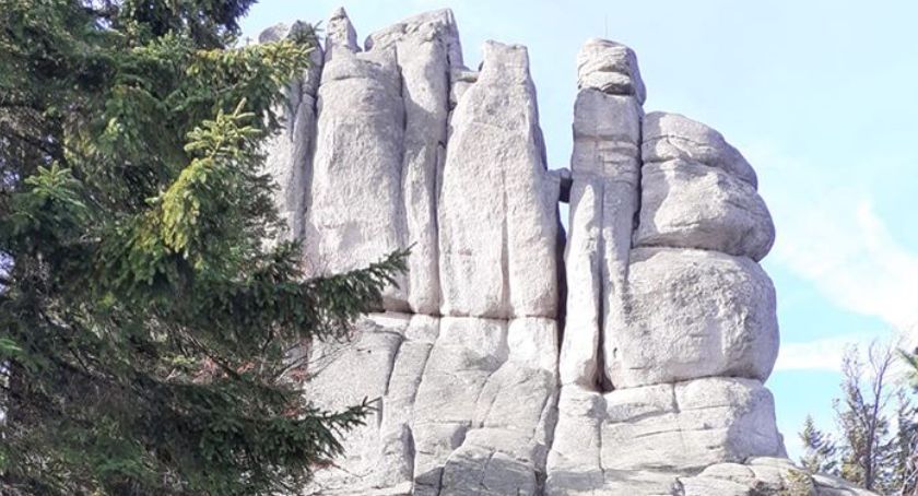Pielgrzymy - Piękne, granitowe skały w Karkonoszach