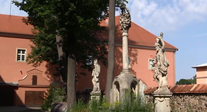 Figura św. Huberta i św. Sebastiana