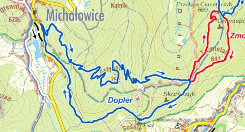 Pasmo rowerowe Olbrzymy - trasa Doppler (film)