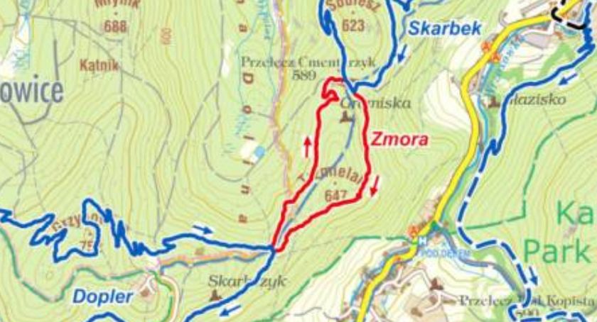 Pasmo rowerowe Olbrzymy - trasa Zmora (film)