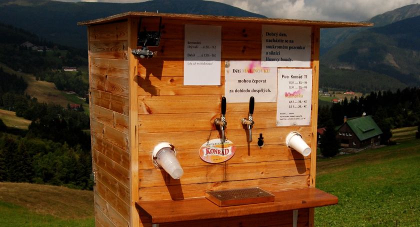 Automaty z piwem na Karkonoskich szlakach