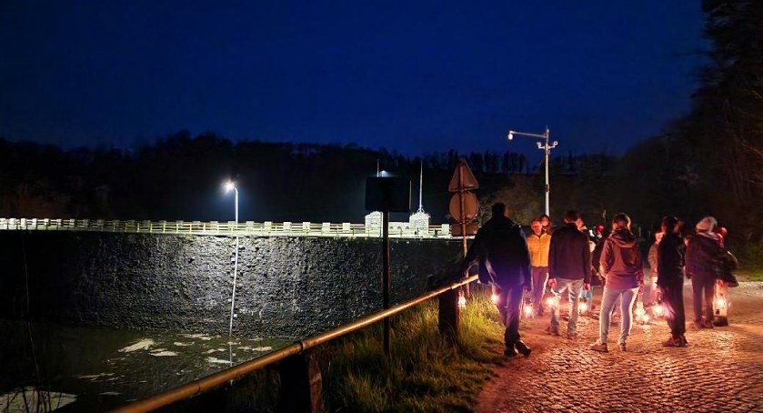 Nocne zwiedzanie Zapory Pilichowickiej