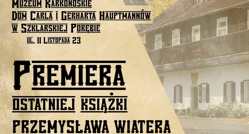 Premiera ostatniej książki Przemysława Wiatera