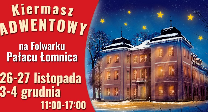 Kiermasz Adwentowy w Pałacu Łomnica 2022 