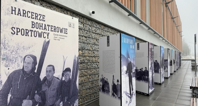 Harcerze. Bohaterowie. Sportowcy. Wystawa na Polanie Jakuszyckiej