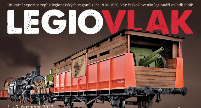 Hisoryczny pociąg Legionu Czechosłowackiego 