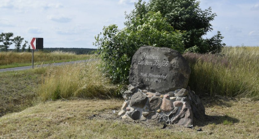 Głaz generała Hansa Joachima von Ziethen - Ślad bitwy pod Henrykowem Lubańskim