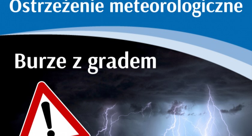 Nadchodzą burze z gradem