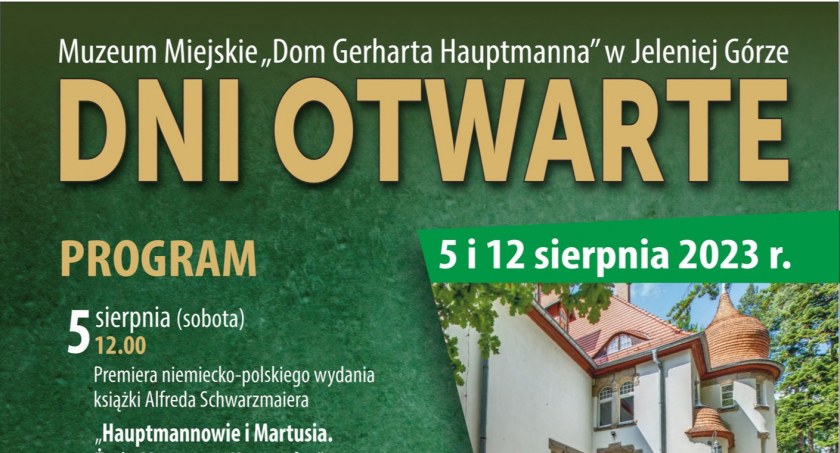 Dni otwarte w Domu Gerharta Hauptmanna