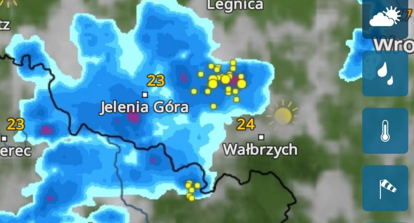 KPN ostrzega przed burzami! 