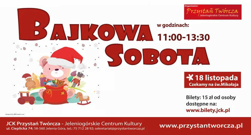 Bajkowa Sobota Kreatywnej Rodzinki - Czekamy na Św. Mikołaja