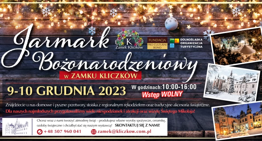 Jarmark Bożonarodzeniowy na Zamku Kliczków