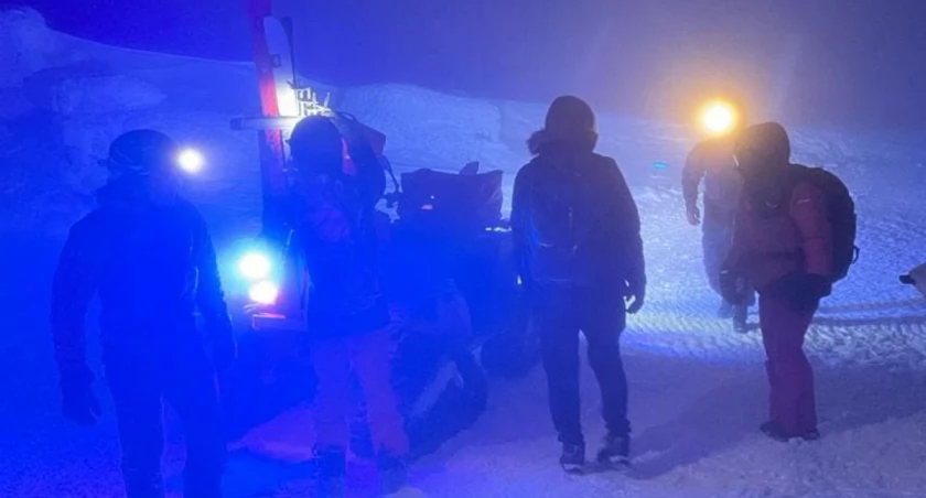 Akcja ratunkowa w rejonie Śnieżnych Kotłów