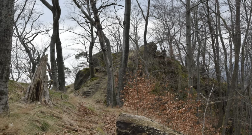 Koziniec - Zapomniany zamek i punkt widokowy nad Dąbrowicą