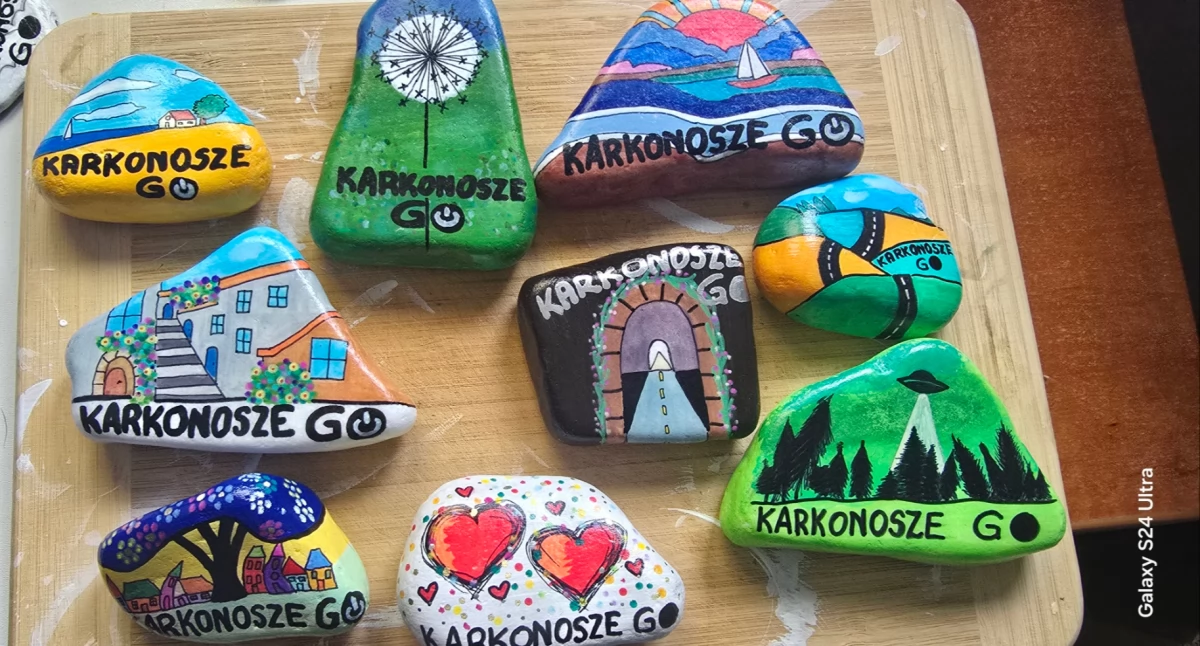 Kamyczki Wędrowniczki z Karkonosze GO ruszają w świat! 