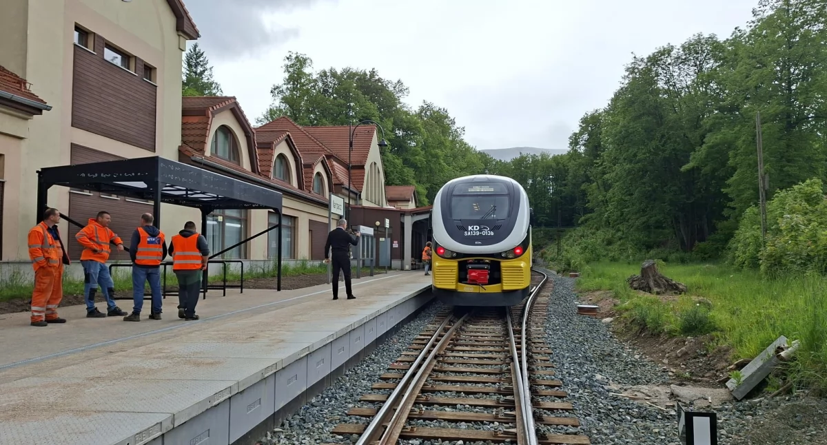 Pociągiem do Karpacza (video z kabiny maszynisty)