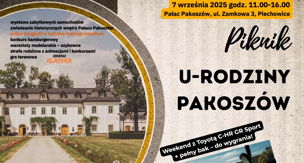 Klasyka w barokowej scenerii – V Piknik U-Rodziny Pakoszów
