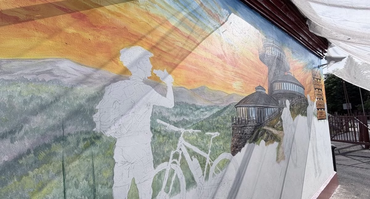 Ten mural ma szansę stać się jednym z najbardziej fotografowanych miejsc w okolicy