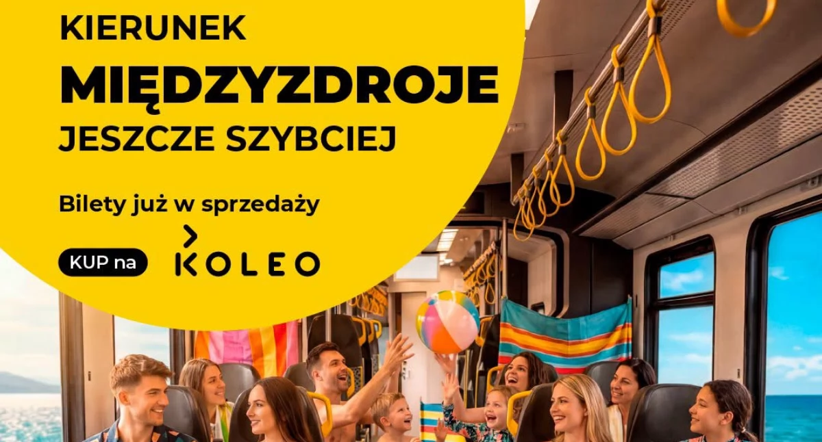 Nad morze w niespełna pięć godzin. Koleje Dolnośląskie zachęcają do wakacyjnych podróży do Międzyzdrojów