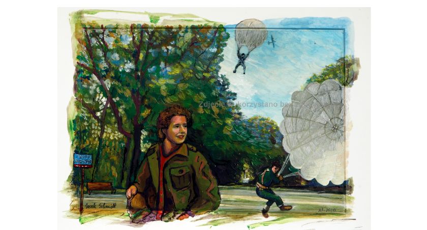 Galeria z KLUczem - tajemnicza kobieta w parku