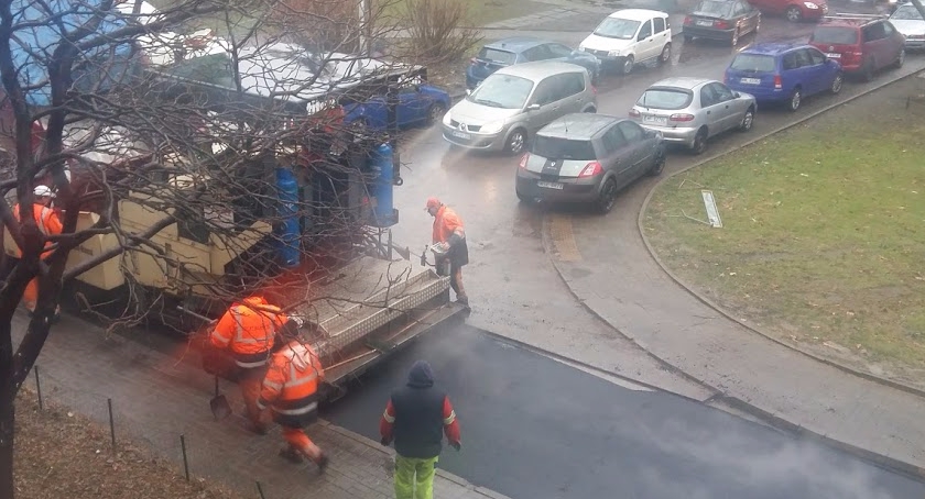 Drogowe porządki we Włochach 