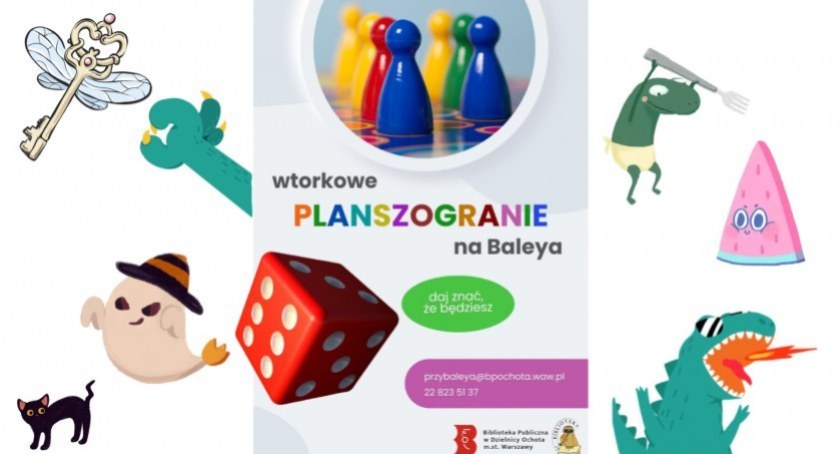 Wtorkowe Planszogranie w Bibliotece przy Baleya