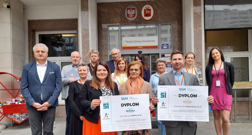 Dzielnica Ochota po raz kolejny z tytułem Gmina na 5! 