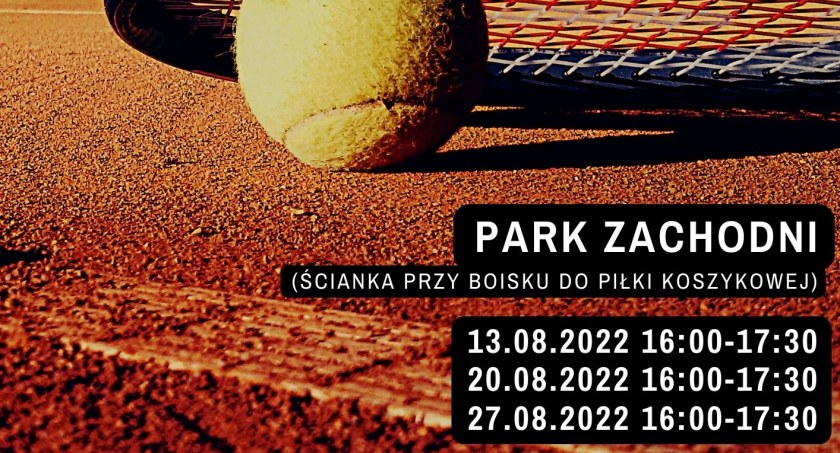 Letnie treningi tenisa w Parku Pięciu Sióstr 