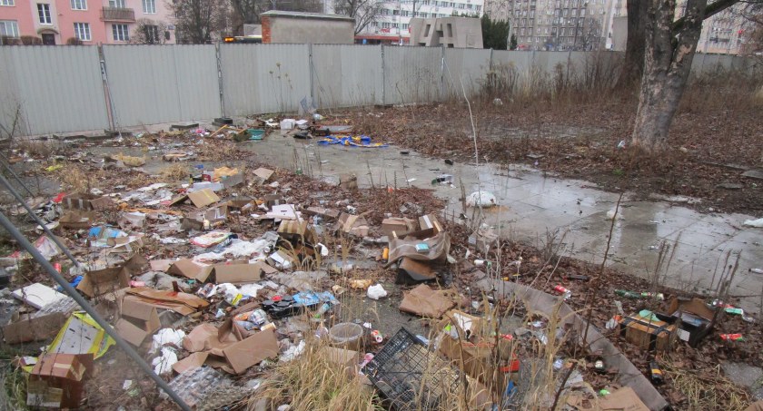 Może teren po Bazarze Banacha wydzierżawić na razie na tymczasowy skład makulatury? 