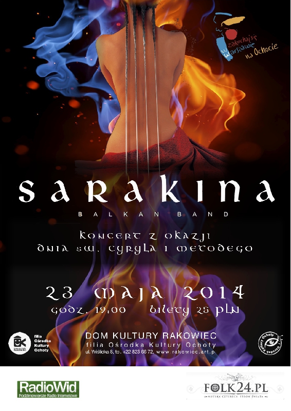 SARAKINA Balkan Band - KONCERT Z OKAZJI DNIA ŚW. CYRYLA I METODEGO 