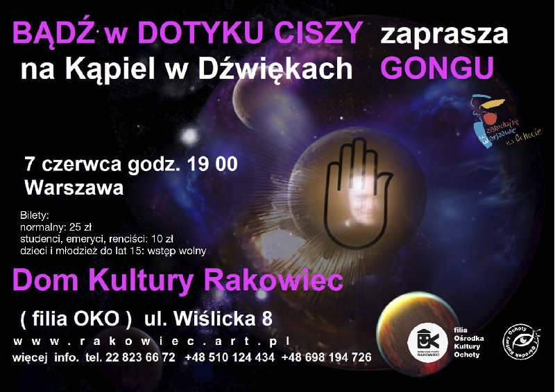 Kąpiel w dźwiękach gongów Jadwigi Andrzejewskiej