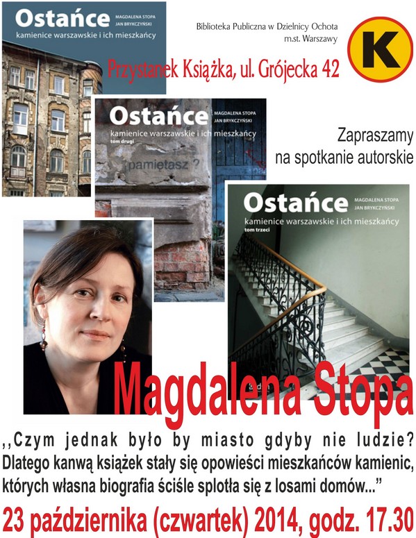 Spotkanie autorskie z Magdaleną Stopą