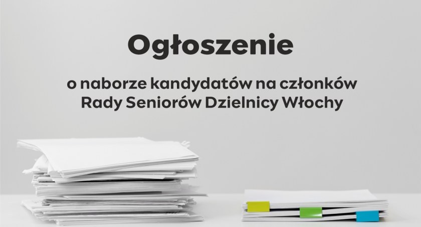 Nabór do Rady Seniorów