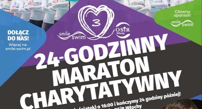 Charytatywny maraton pływania