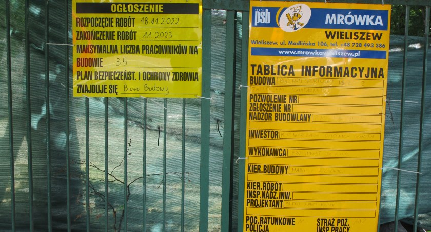 Listopad tuż tuż a tutaj prace prawie stoją