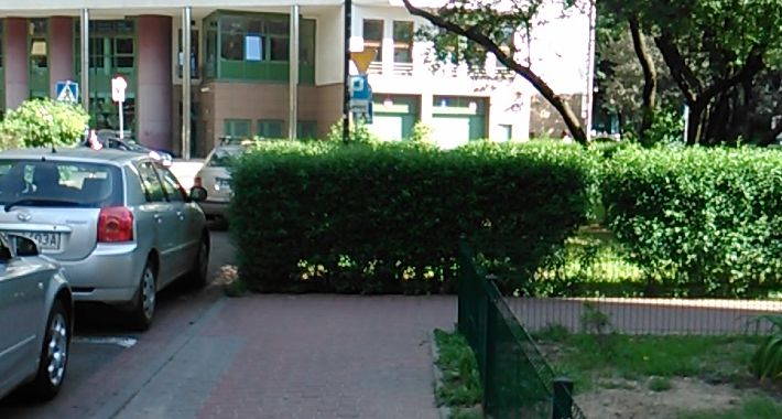 Stara Ochota - Budowa chodnika przy ul. Kaliskiej 24