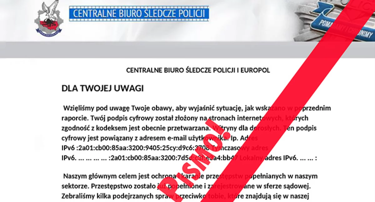 Centralne Biuro Śledcze ostrzega